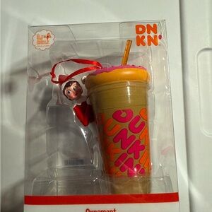 Dunkin elf on shelf 2021 ornament girl elf